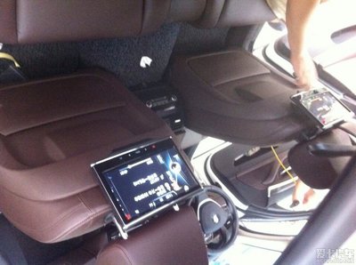 福州寶馬奧迪原廠改裝升級寶馬后排娛樂系統